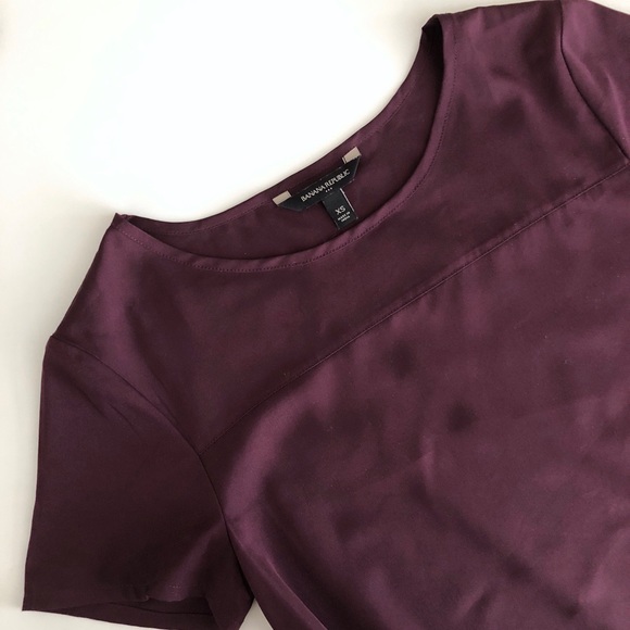 Banana Republic Purple Top - Picture 3 of 6